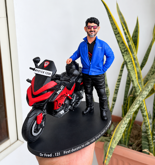 Custom Bike Rider 3D Miniature