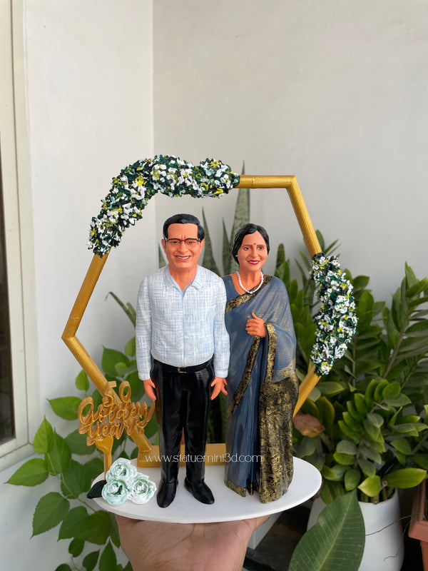 customised 50 th anniversary 3d miniature