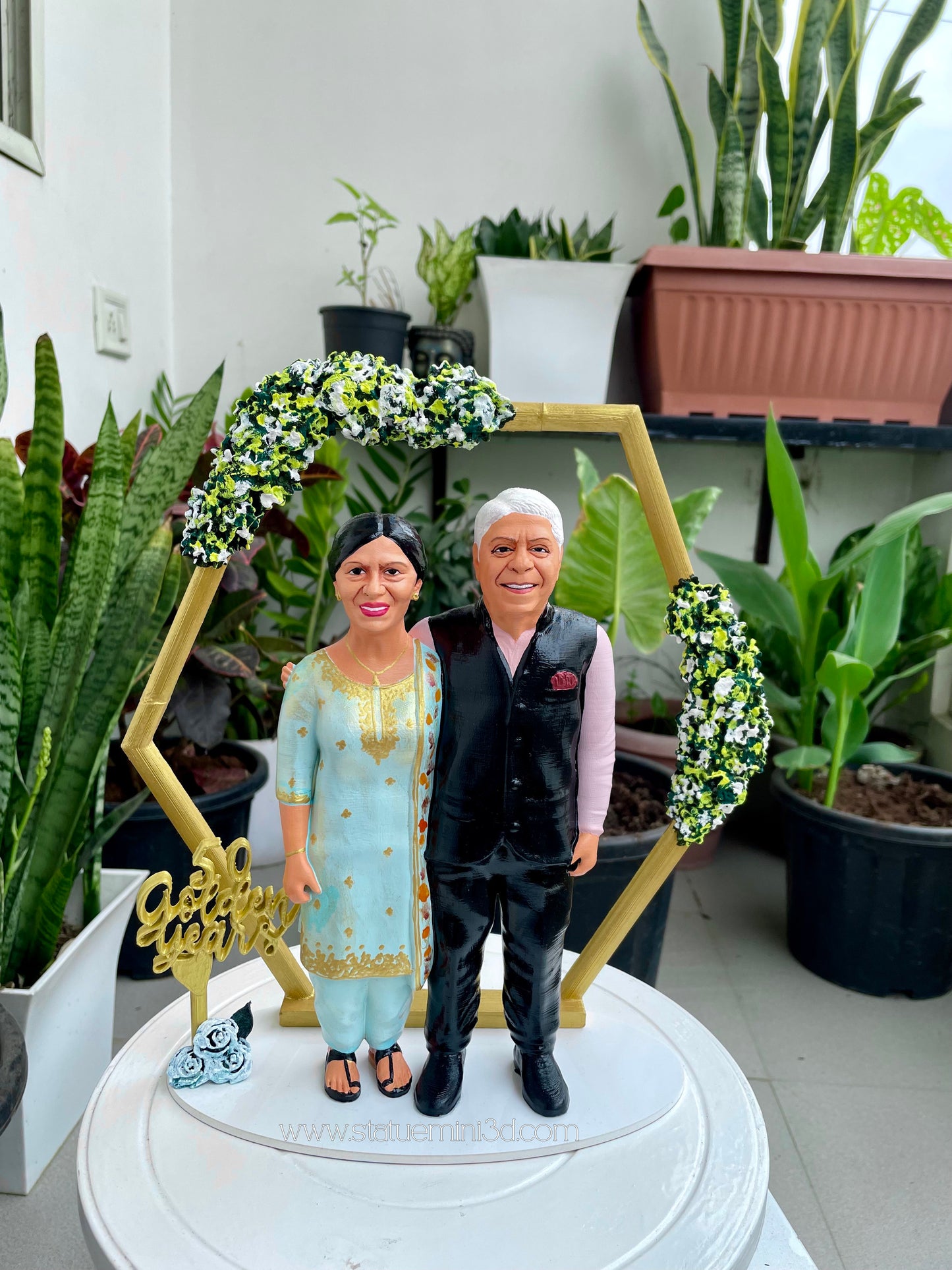 customised 50 th anniversary 3d miniature