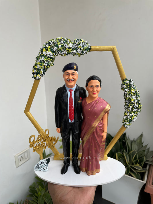 customised 50 th anniversary 3d miniature