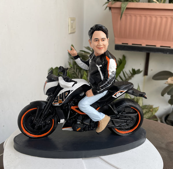 Custom Bike Rider 3D Miniature