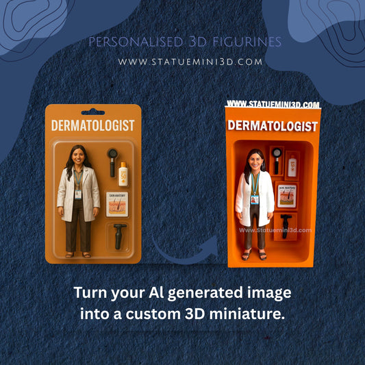 Bring Imagination to Life with AI-to-3D MINIATURE Statues