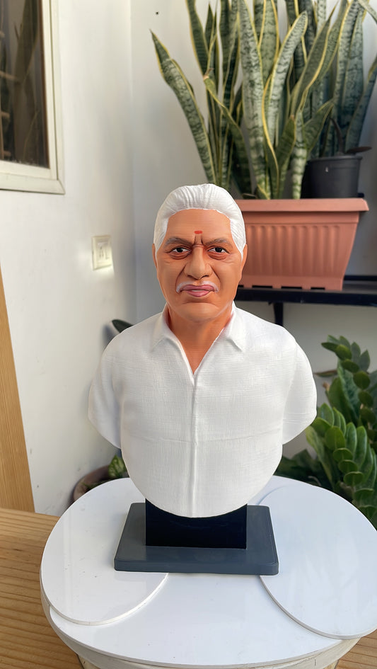 Memorable Gift for Father – Custom 3D Half-Bust Figurine