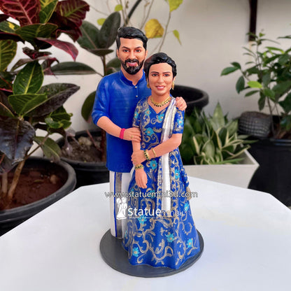couple 3d statue
